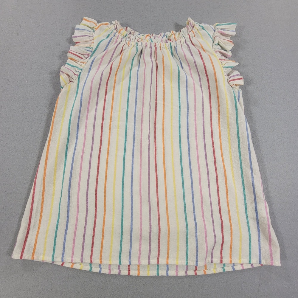 THML Ruffle Sleeve Blouse‎ Striped Boho Lightweight Womens XS Multicolor Top - Picture 4 of 9